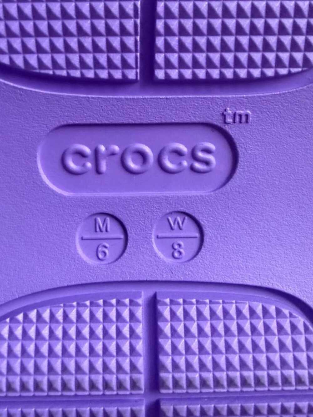 Crocs Mega Crush Triple Strap Platform Sandals Purple Galaxy Women's 8 Men's 6 - Picture 10 of 14